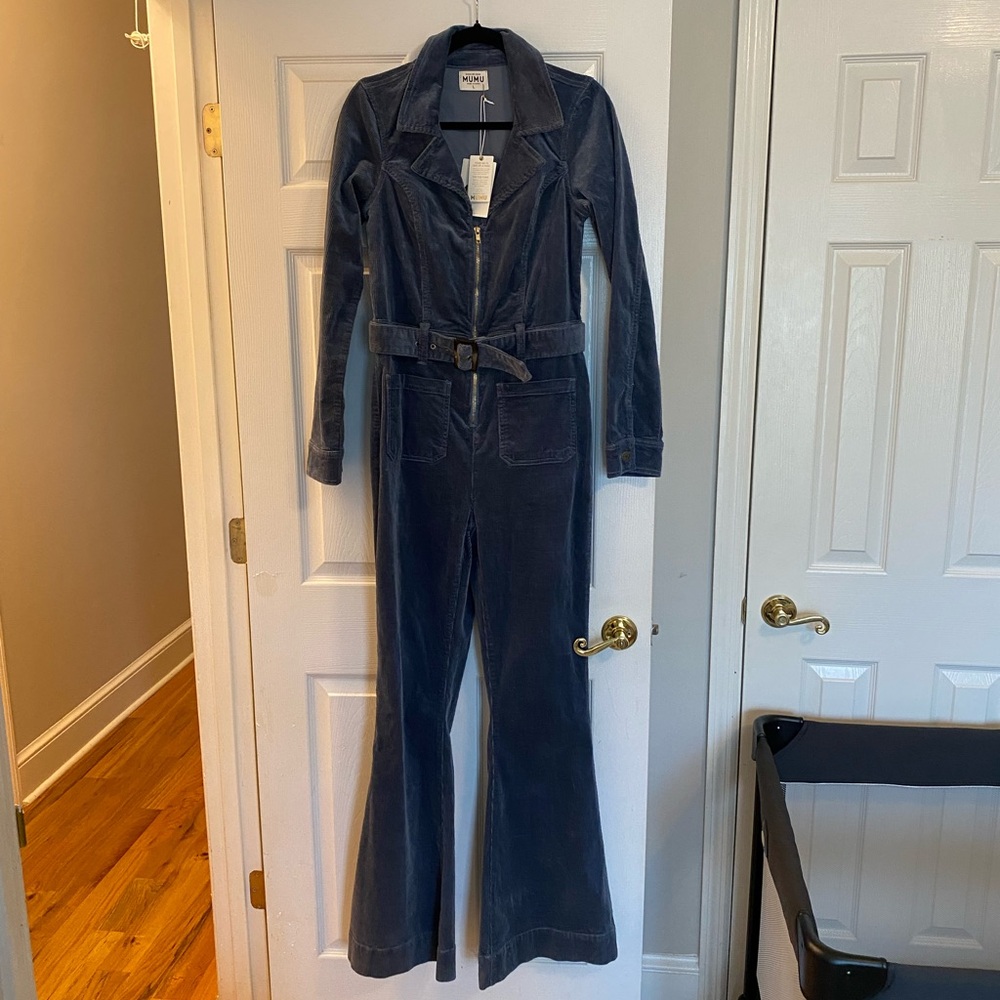 Show me your mumu Blue Jumpsuit